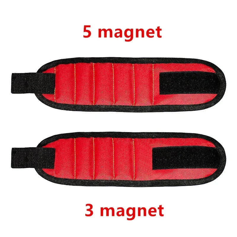 Strong Magnetic Wristband – Portable Tool Bag for Holding Screws, Nails, Nuts, Bolts, and Drill Bits - Roots & Wings Home Goods