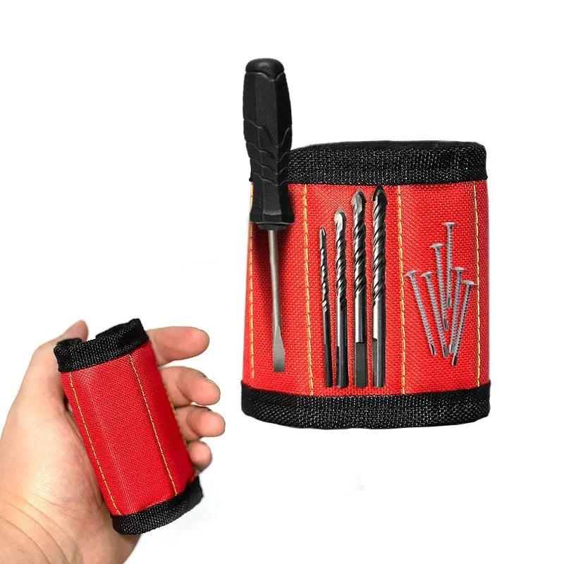Strong Magnetic Wristband – Portable Tool Bag for Holding Screws, Nails, Nuts, Bolts, and Drill Bits - Roots & Wings Home Goods