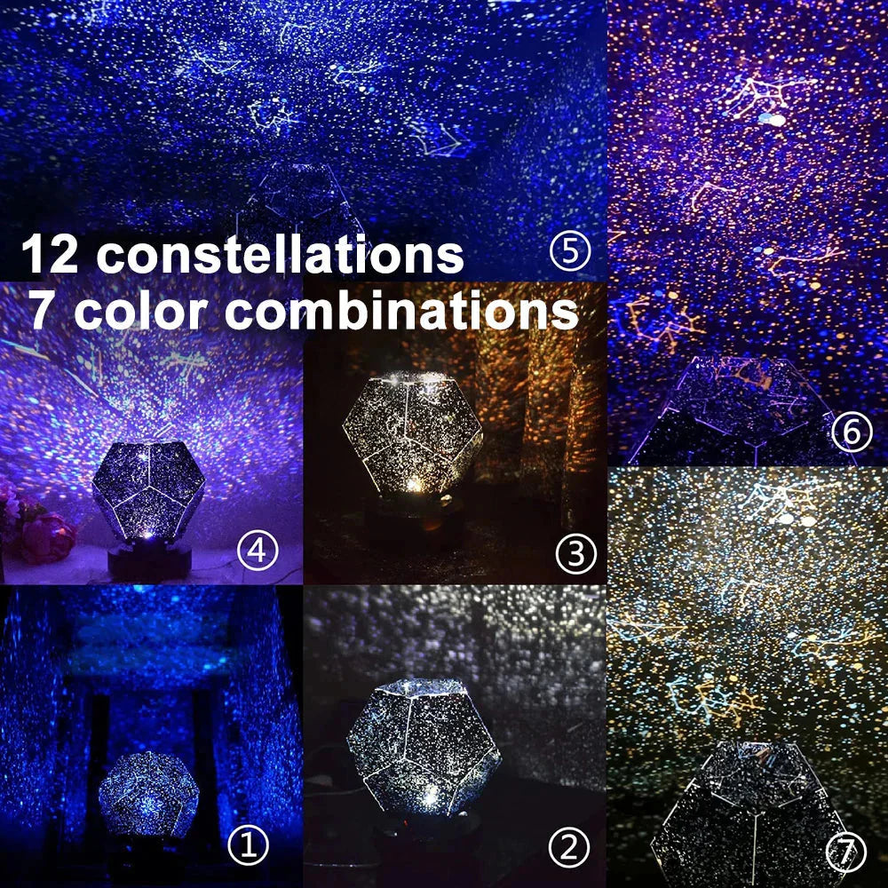 Star Projector Constellation Night Light - Roots & Wings Home Goods