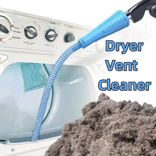 Dryer Vent Cleaner Kit Vacuum Attachment Bendable Dryer Lint Remover with Guide Screen Cleaning Hose Household Deep Cleaning - Roots & Wings Home Goods