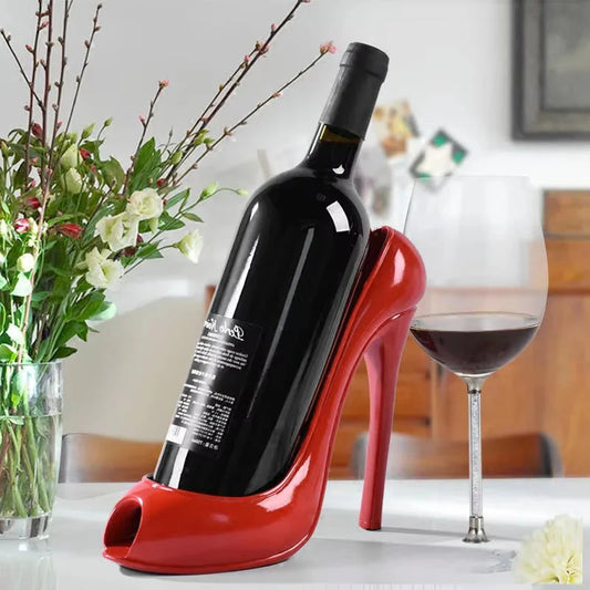 High Heel Shoe Wine Bottle Holder - Roots & Wings Home Goods