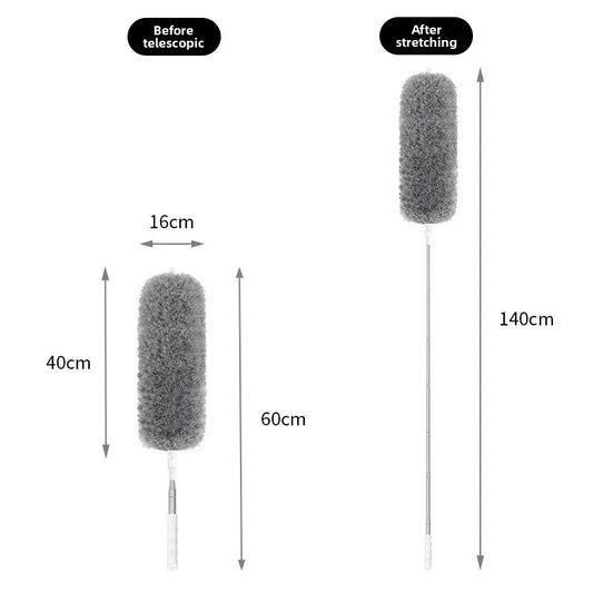 Adjustable Bendable Microfiber Duster Washable Reusable Cleaning Tool for High Ceilings Furniture and Cars Dusters for Cleaning - Roots & Wings Home Goods