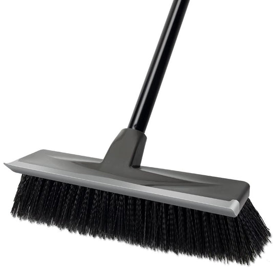2 in 1 Floor Brush Scrubber with Long Handle Grout Brush 2023 New Upgrade Scrape Stiff Bristle Cleaning Scrub Brush with Squeegee 120°Rotating Tile Brush for Cleaning Bathroom Glass Patio Kitchen Floor Cleaner Floor Spatula Deck Brush Floor Brush - Roots & Wings Home Goods