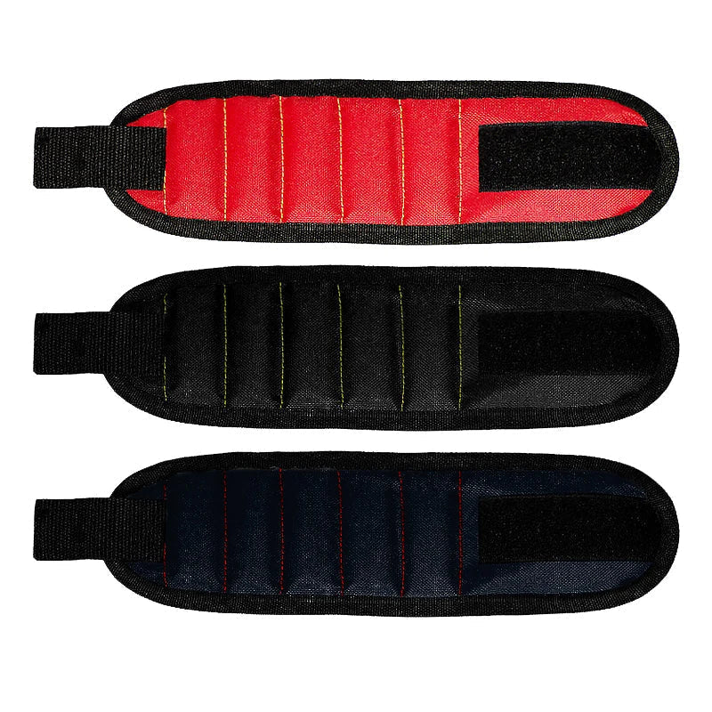 Strong Magnetic Wristband – Portable Tool Bag for Holding Screws, Nails, Nuts, Bolts, and Drill Bits - Roots & Wings Home Goods